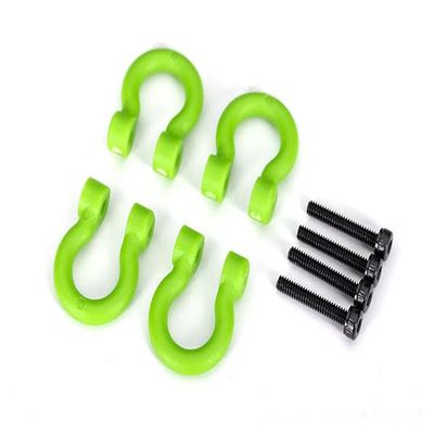 Traxxas 8234-GRN - F/R Bumper D-Rings, Green