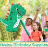 Hollowfly 20 Inches Large Piata for Birthday Party with a Blindfold and Bat Piata Birthday Party Decorations for Kids Anniversary Game Supplies(Dinosaur) view 4