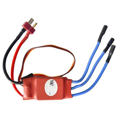 30AMP Si-mo-nK 30A Firmware Brushless ESC w/ 3.5mm Plug T Plug 3A 5V BEC for RC Quad Multi Copter Quality New Replacement Parts (Color : SimonK 30A with Plug)