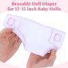 BABESIDE Baby Doll Accessories, Doll Carrier with 2 Doll Diapers  Baby Dolls Accessories Set for 12-15 Inch Dolls, Pretend Play Gift for Girls view 4