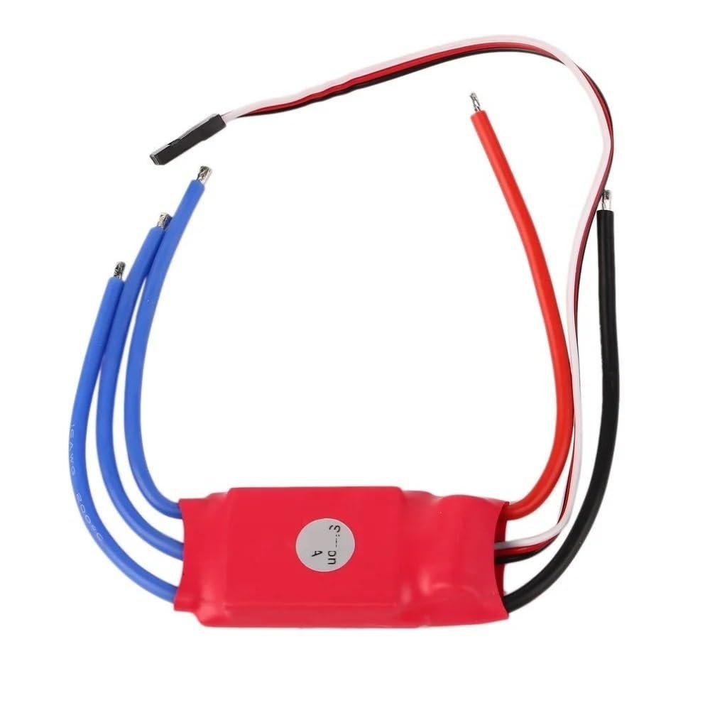 30AMP Si-mo-nK 30A Firmware Brushless ESC w/ 3.5mm Plug T Plug 3A 5V BEC for RC Quad Multi Copter Quality New Replacement Parts (Color : SimonK 30A)
