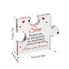 Ayammahic Engraved Puzzle, Engraved Acrylic Block Puzzle, Engraved Plaques Desk Decorations for Families and Friends with A Quote Thank You for Being Such an Important Piece of My Life view 4