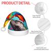 berbo - Festive Santa Hat for Kids, Soft Warm Christmas Accessory for Boys and Girls (4-12 Years) Parrots in the Tree view 4