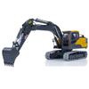 wheelfun Double E 1:14 RC Excavator Model for E010 EC160E Full Alloy Metal RC Engineering Digger Vehicle Motor ESC Servo Light view 3