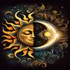 1000 Piece Adult Woodiness Puzzle, Abstract Sun and Moon, Puzzle Game Educational Gift, Room Decor view 1