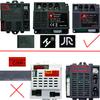 12v 24V Jeep Truck 2.4G Bluetooth Remote Control for Ride on car Compatible with JR1958RX-2S JR1630RX-12V JR1922RXS JR1922RXZ JR-RX-12V ZCY1810RX JR1858RXS-7P HY2005RX-24V/40A view 3