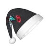 berbo Festive Fluffy Santa Hat for Kids - Soft and Warm Christmas Accessory for Boys and Girls (4-12 Years) Darts arrows view 2