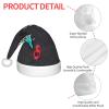berbo Festive Fluffy Santa Hat for Kids - Soft and Warm Christmas Accessory for Boys and Girls (4-12 Years) Darts arrows view 4