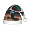 berbo Festive Fluffy Santa Hat for Kids - Soft and Warm Christmas Accessory for Boys and Girls (4-12 Years) Lake Camping view 1