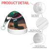 berbo Festive Fluffy Santa Hat for Kids - Soft and Warm Christmas Accessory for Boys and Girls (4-12 Years) Lake Camping view 4