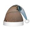 berbo Festive Fluffy Santa Hat for Kids - Soft and Warm Christmas Accessory for Boys and Girls (4-12 Years) Airplane view 1