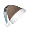 berbo Festive Fluffy Santa Hat for Kids - Soft and Warm Christmas Accessory for Boys and Girls (4-12 Years) Airplane view 2