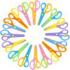 LOVESTOWN Kids Safety Scissors, 16 PCS Blunt Tip Toddler Scissors for Preschool Training, Anti-Pinch Design, Child Hand-Eye Coordination Development, Playdough Cutting Tools & Craft Activities view 1