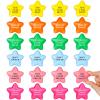 LovesTown 24PCS Squeeze Toys, 2 Inch Star Motivational Stress Balls Sensory Fidget Toys Funny Prize for Classroon Gifts for Coworkers Party Favors Goodie Bag Stuffers view 1