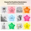 LovesTown 24PCS Squeeze Toys, 2 Inch Star Motivational Stress Balls Sensory Fidget Toys Funny Prize for Classroon Gifts for Coworkers Party Favors Goodie Bag Stuffers view 2