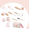 predolo 14Pcs Play Makeup for Little Girls Pretend Makeup for Toddlers Portable Ages 3 Over Makeup Kits for Girls for Birthday New Year view 2