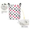 Foruidea Polka Dot Pattern Laundry Basket,Laundry Hamper,Collapsible Storage Bin, Oxford Fabric Clothes Baskets,Nursery Hamper For Home,Office,Dorm,Gift Basket view 2