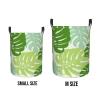 Foruidea Banana Leaf Laundry Basket,Laundry Hamper,Collapsible Storage Bin, Oxford Fabric Clothes Baskets,Nursery Hamper For Home,Office,Dorm,Gift Basket view 4