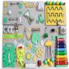 Toddler Busy Board 1 2 3 Year Old, First Birthday Gift, Sensory Activity Board Montessori Toys, Dementia board Busy Boards Parts (With wall mountings) view 1