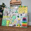 Toddler Busy Board 1 2 3 Year Old, First Birthday Gift, Sensory Activity Board Montessori Toys, Dementia board Busy Boards Parts (With wall mountings) view 2