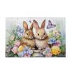 Happy Easter Bunny Rabbit Jigsaw Puzzles 500 Pieces Games Educational Gift Home Decor for Adults S0400672 view 1