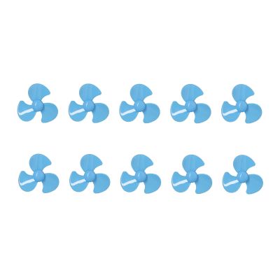 Remote Control Car Propeller and personally constructed Toy Propeller , 10Pcs 50mm 3 Blade ABS Propellers , Car Model Accessories Compact Design for personally constructed Car for models (blue)