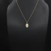 Daughter Gifts from Mom Dad  Gift for Adult Daughter  Daughter Birthday Card and Jewelry  Christmas Gifts for Women Teenage Girl  Lotus Crystal Disc Necklace 14k Gold view 2