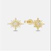 Daughter Gifts from Mom Dad  Gift for Adult Daughter  Daughter Birthday Card and Jewelry  Christmas Gifts for Women Teenage Girl  Crystal Starburst Earrings 14k Gold view 2