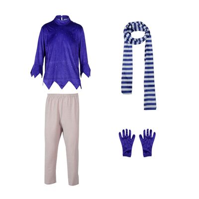 Todeeral Kid's mischievous miser costume cosplay Christmas(M,MY202264kid)