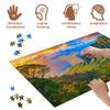 Jigsaw Puzzles 1000 Pieces for Adult Island Kauai Hawaii Islands Kauai N Pali Coast State Park Waterfall Puzzle Game for Family Wooden Puzzle Toy Educational Games Puzzles for Home Decor view 2