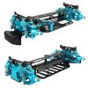 RZXYLRC New Version Metal Shaft Drive 1/10 RC Touring Car Chassis Frame Body Kit for TT01 TT01E Upgrades (Blue) view 3
