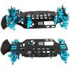 RZXYLRC New Version Metal Shaft Drive 1/10 RC Touring Car Chassis Frame Body Kit for TT01 TT01E Upgrades (Blue) view 4