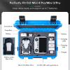 Lykus Titan MM410 Waterproof Hard Case for DJI Mini 4 Pro/Mini 3/Pro and RC2/RC/RC-N2/N1, Blue with Shoulder Strap, Support 7 batteries and RC lanyard [CASE ONLY] view 2