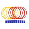 Hopscotch Rings Game, 10PCS Kids Exercise Hoops Jumping Hopscotch Game Rings for Sensory Training Physical Fitness(L) view 1