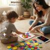 3 otters Wooden Pattern Blocks Shapes for Kids, Geometric Tangram Puzzle with Activity Cards, 150 PCS Educational Toy view 4