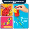 Atlasonix Domino Train | Domino Train for Kids | Dominos for Kids - Automatic Domino Laying Toy Set (300, 220,160 Blocks) with Colorful Dominos - Montessori STEM Toy view 2