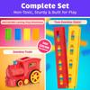 Atlasonix Domino Train | Domino Train for Kids | Dominos for Kids - Automatic Domino Laying Toy Set (300, 220,160 Blocks) with Colorful Dominos - Montessori STEM Toy view 4