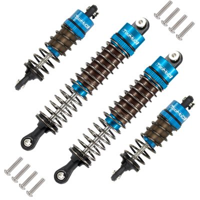TOOMOD 1/10 70MM 95MM RC Oil filled Shock Absorbers kit for Tamiya TT-02B DT-02 DT-03 1/10 Buggy Car Upgrades Parts (Blue)