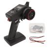 2.4G 6CH Remote Control and Receiver, Ergonomic Design, Multifunction, Widely Applicable, LCD Display, Comfortable Holding for Model Cars Boats view 1