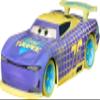Disney Cars Glow Racers 4-Pack Lightning McQueen, Mater, Cruz Ramirez, & Vinyl Toupee #76 Will Rusch view 3