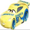 Disney Cars Glow Racers 4-Pack Lightning McQueen, Mater, Cruz Ramirez, & Vinyl Toupee #76 Will Rusch view 4