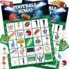 jkhycf Football Party Games Football Bingo Game for Adults Kids Big Game Football Party Favors 24 Players Football Bingo Games Activities Football Birthday Party Supplies Favors view 1