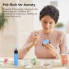Nachukan Picking Rock Kit, Pick Peel Oval Stone, Picky Stone, Pick Rock for Anxiety Relief, Picking Stone, Interesting DIY Relaxing Tension Relief Toy(Blue) view 3