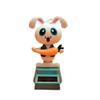 Solar Dancing Rabbit Toy Auto Cute Shaking Rabbit Holding Carrots Dashboard Ornament Cute Dancing Rabbit Doll Figure Gift for Car Office Desk Home Decor view 1
