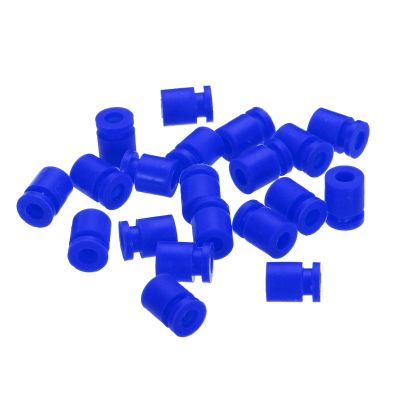 MECCANIXITY RC Anti Vibration Rubber Balls RC Rubber Damper Balls for RC F4 F7 Flight Controller Gimbal M3x8mm Shock Absorption Balls,RC Models DIY Drone Accessories(Dark Blue),Pack of 20