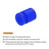 MECCANIXITY RC Anti Vibration Rubber Balls RC Rubber Damper Balls for RC F4 F7 Flight Controller Gimbal M3x8mm Shock Absorption Balls,RC Models DIY Drone Accessories(Dark Blue),Pack of 20 view 3