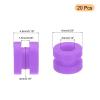 MECCANIXITY RC Anti Vibration Rubber Balls RC Rubber Damper Balls for RC F4 F7 Flight Controller Gimbal M3x4.6mm Shock Absorption Balls,RC Models DIY Drone Accessories,Pack of 20 (Purple) view 2
