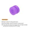 MECCANIXITY RC Anti Vibration Rubber Balls RC Rubber Damper Balls for RC F4 F7 Flight Controller Gimbal M3x4.6mm Shock Absorption Balls,RC Models DIY Drone Accessories,Pack of 20 (Purple) view 3