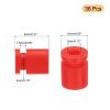 MECCANIXITY RC Anti Vibration Rubber Balls RC Rubber Damper Balls for RC F4 F7 Flight Controller Gimbal M3x8mm Shock Absorption Balls,RC Models DIY Drone Accessories(Red),Pack of 36 view 2