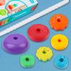 BYFWH Spinning Stacking Toys for Babies 12+ Month Rainbow Ring Flowers Animals Fruits Theme Stacker ABS Toys for Toddlers 1-3 Montessori Educational Learning Sensory Toy,Stacking Toy for Kids view 4